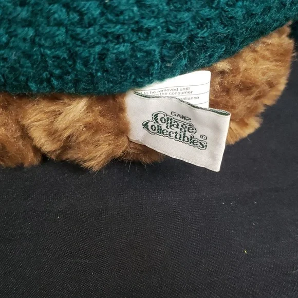 Ganz Cottage Collectibles NWT "Bentley" Teddy Bear in Green Sweater - Picture 4 of 6